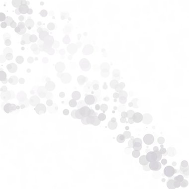 Kabarcıklar daire noktalar benzersiz gri beyaz parlak vektör arka plan