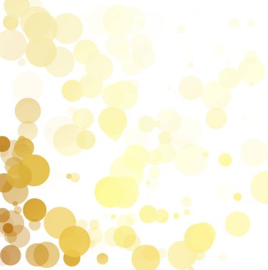 Kabarcıklar benzersiz sarı parlak vektör arka plan