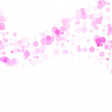 Kabarcıklar daire noktalar benzersiz pembe parlak vektör arka plan