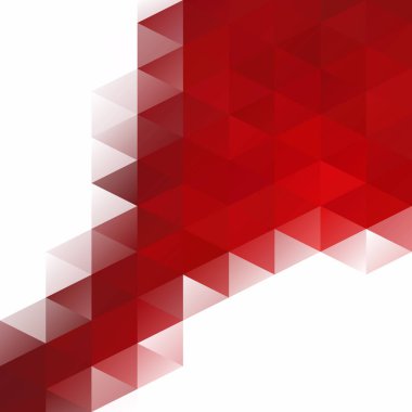 Kırmızı kılavuz Mozaik arka plan, yaratıcı tasarım şablonları