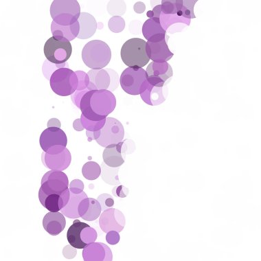 Kabarcıklar benzersiz mor parlak vektör arka plan