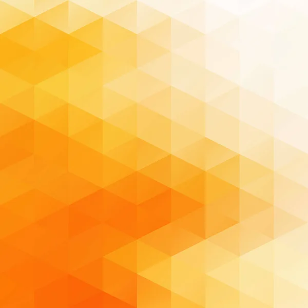 Orange Grid Mosaic Hintergrund Kreative Design Vorlagen — Stockvektor