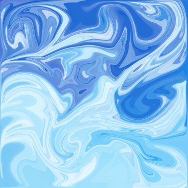 Dijital akrilik renk girdap veya benzer mermer Twist mavi arka plan doku