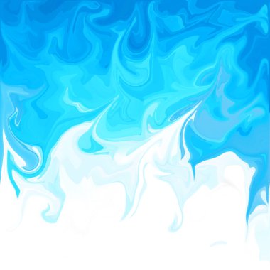 Dijital akrilik renk girdap veya benzer mermer Twist mavi arka plan doku