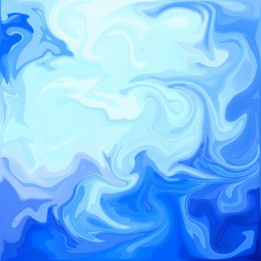 Dijital akrilik renk girdap veya benzer mermer Twist mavi arka plan doku