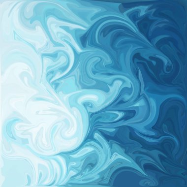 Dijital akrilik renk girdap veya benzer mermer Twist mavi arka plan doku