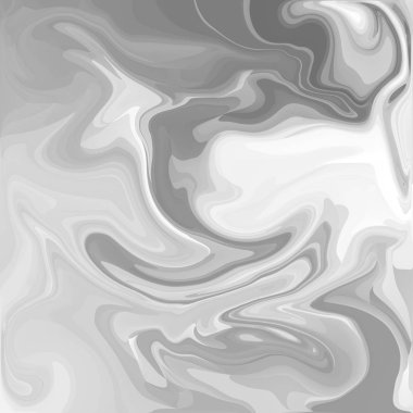 Beyaz dijital akrilik renk girdap veya benzer mermer Twist gri arka plan doku