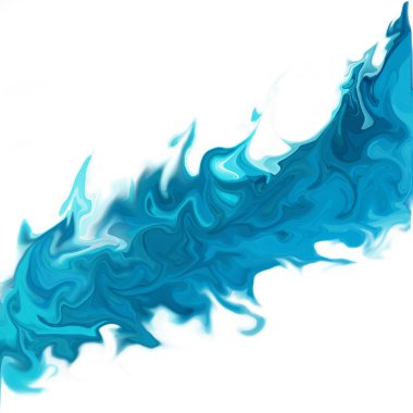 Dijital akrilik renk girdap veya benzer mermer Twist mavi arka plan doku