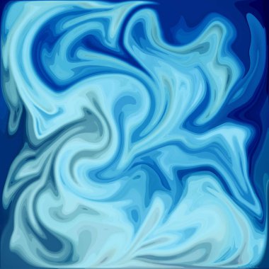 Dijital akrilik renk girdap veya benzer mermer Twist mavi arka plan doku