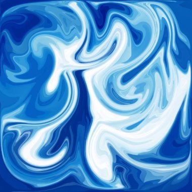 Dijital akrilik renk girdap veya benzer mermer Twist mavi arka plan doku