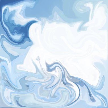 Dijital akrilik renk girdap veya benzer mermer Twist mavi arka plan doku