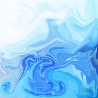 Dijital akrilik renk girdap veya benzer mermer Twist mavi arka plan doku