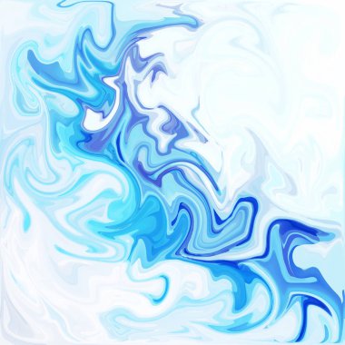 Dijital akrilik renk girdap veya benzer mermer Twist mavi arka plan doku