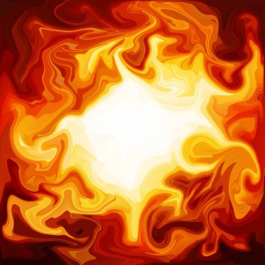 Turuncu dijital akrilik renk girdap veya benzer mermer Twist arka plan doku