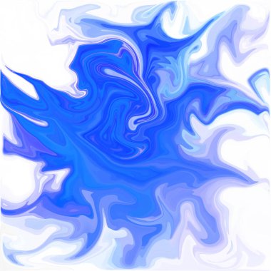 Dijital akrilik renk girdap veya benzer mermer Twist mavi arka plan doku