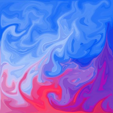 Renkli dijital akrilik renk girdap veya benzer mermer Twist arka plan doku