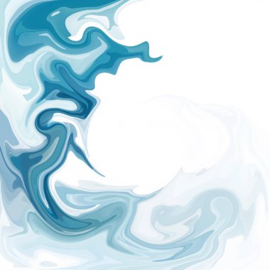 Dijital akrilik renk girdap veya benzer mermer Twist mavi arka plan doku