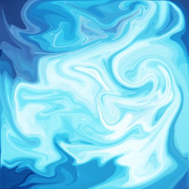 Dijital akrilik renk girdap veya benzer mermer Twist mavi arka plan doku