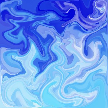 Dijital akrilik renk girdap veya benzer mermer Twist mavi arka plan doku