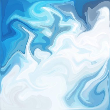Dijital akrilik renk girdap veya benzer mermer Twist mavi arka plan doku