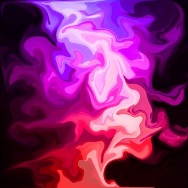 Renkli dijital akrilik renk girdap veya benzer mermer Twist arka plan doku