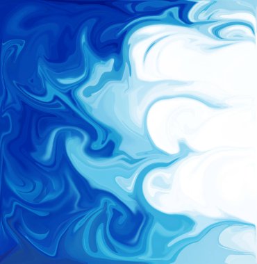 Dijital akrilik renk girdap veya benzer mermer Twist mavi arka plan doku