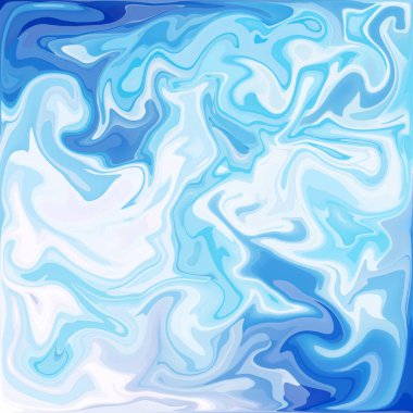 Dijital akrilik renk girdap veya benzer mermer Twist mavi arka plan doku