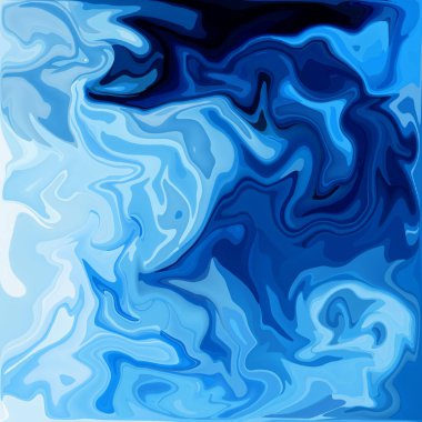 Dijital akrilik renk girdap veya benzer mermer Twist mavi arka plan doku
