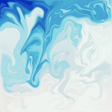 Dijital akrilik renk girdap veya benzer mermer Twist mavi arka plan doku