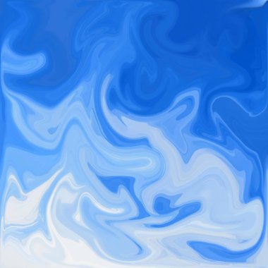 Dijital akrilik renk girdap veya benzer mermer Twist mavi arka plan doku