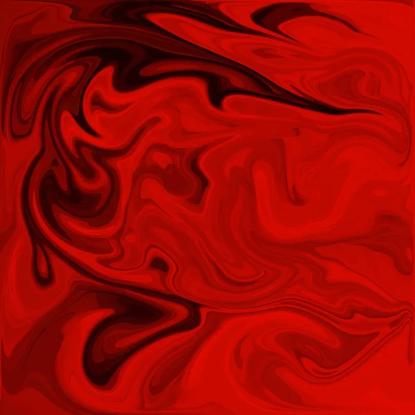 Roter Digitaler Acryl Farbwirbel Oder Ähnlicher Marmor Twist Textur Hintergrund — Stockfoto