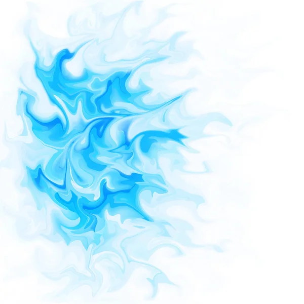 Μπλε Στροβιλισμού Ψηφιακό Ακρυλικό Χρώμα Παρόμοια Μαρμάρου Συστροφής Υφή Φόντου — Φωτογραφία Αρχείου
