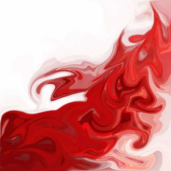Kırmızı Dijital Akrilik Renk Girdap Veya Benzer Mermer Twist Arka — Stok fotoğraf
