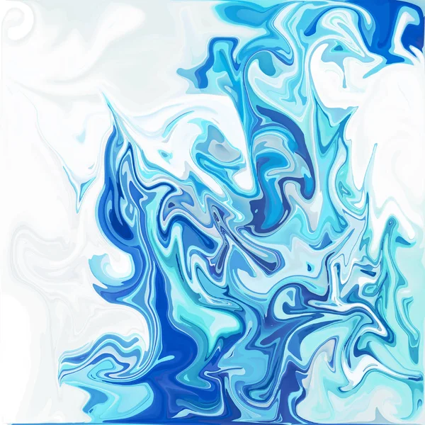 Modrá Akryl Barevná Spirála Nebo Podobné Mramor Twist Textura Pozadí — Stock fotografie
