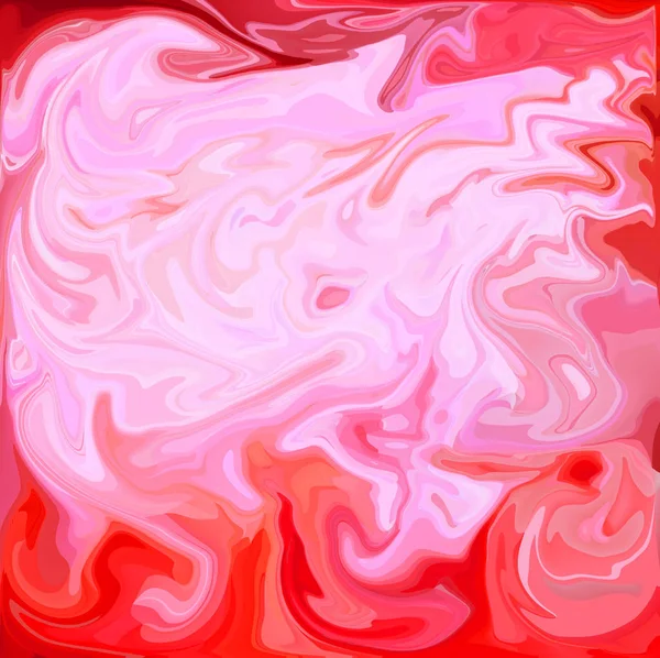 Roter Digitaler Acryl Farbwirbel Oder Ähnlicher Marmor Twist Textur Hintergrund — Stockfoto