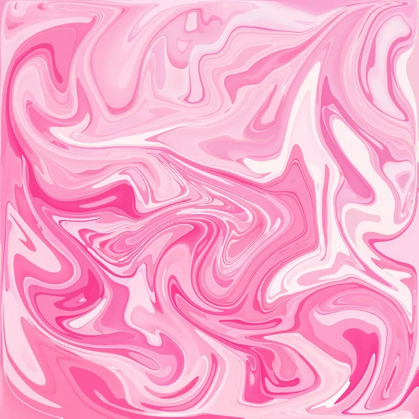 Roze Digitale Acryl Colour Swirl Soortgelijke Marmeren Twist Textuur Van — Stockfoto