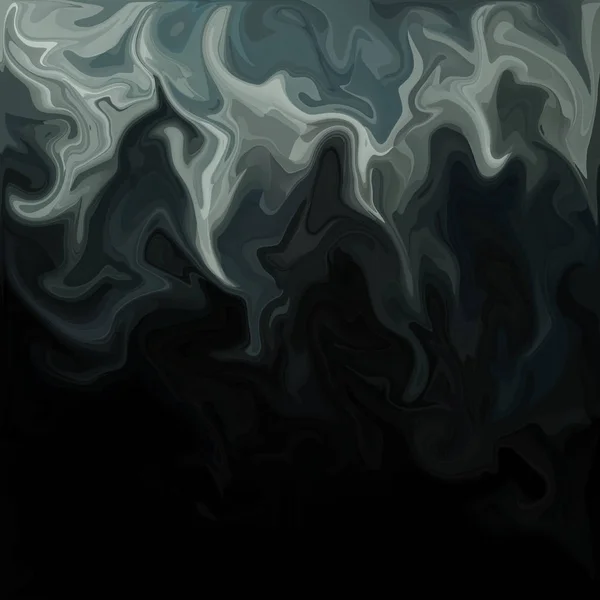 Black Digital Acrylic Color Swirl Or Similar Marble Twist Texture Background