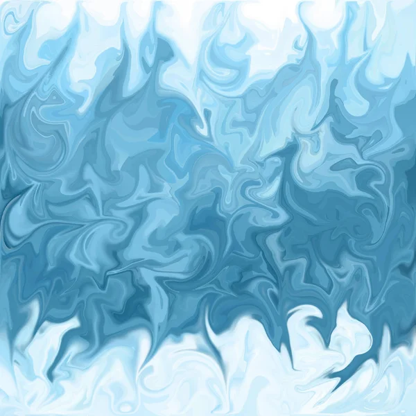 Albastru Digital Acrilic Culoare Vârtej Sau Similare Marmură Răsucire Textura — Fotografie, imagine de stoc