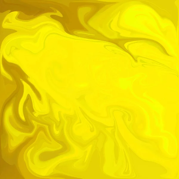 Žlutá Spirála Digitální Akrylové Barvy Nebo Podobné Mramor Twist Textura — Stock fotografie