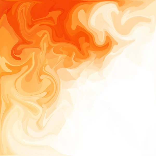 Colore Acrilico Digitale Arancione Turbinio Simile Marmo Torsione Texture Sfondo — Foto Stock
