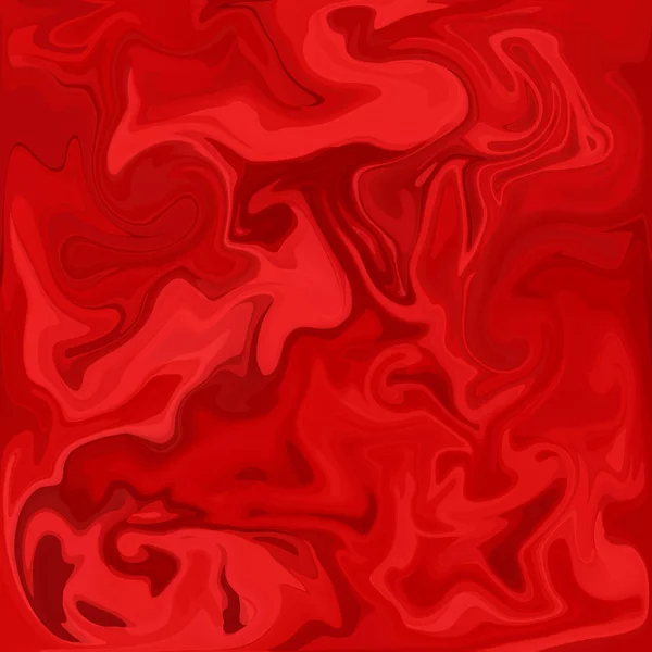 Tourbillon Couleur Acrylique Numérique Rouge Fond Similaire Texture Torsion Marbre — Photo