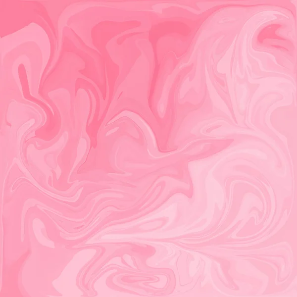 デジタル アクリル カラー渦巻または類似した大理石のねじれをピンクの背景のテクスチャ — ストック写真
