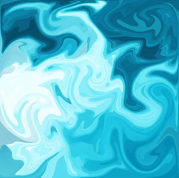 Albastru Digital Acrilic Culoare Vârtej Sau Similare Marmură Răsucire Textura — Fotografie, imagine de stoc