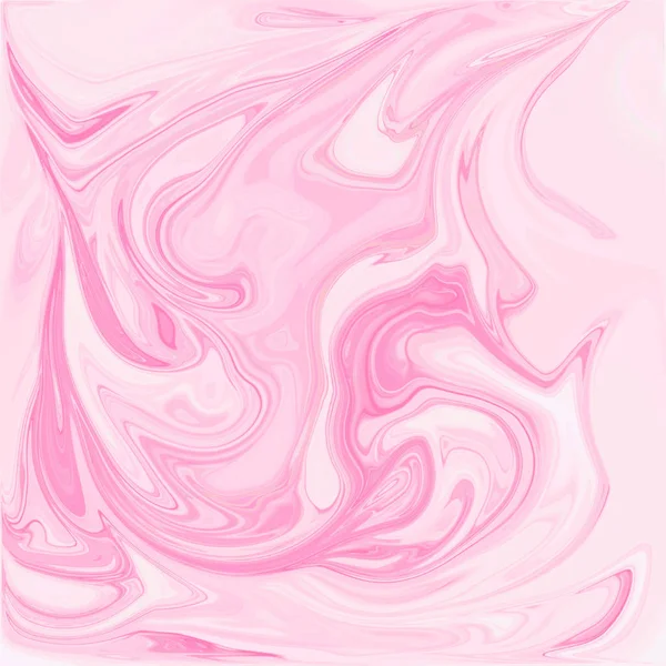 Pink Digital Acrylic Color Swirl Similar Marble Twist Texture Background — Stock Photo, Image