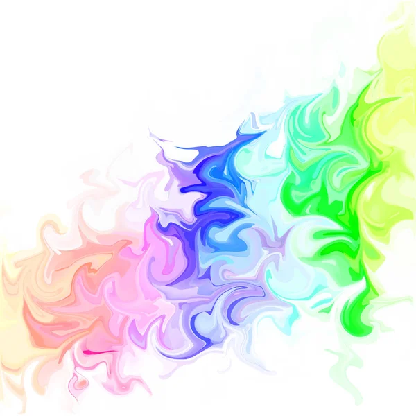 Цветной Цифровой Акриловый Цветовой Вихрь Аналогичный Мраморный Твист Текстуры Фон — стоковое фото