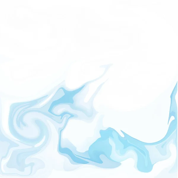 蓝色数字丙烯酸颜色漩涡或类似的大理石扭转纹理背景 — 图库照片