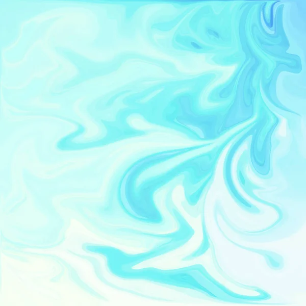 Blue Digital Acrylic Color Swirl Similar Marble Twist Texture Background — Stock Photo, Image
