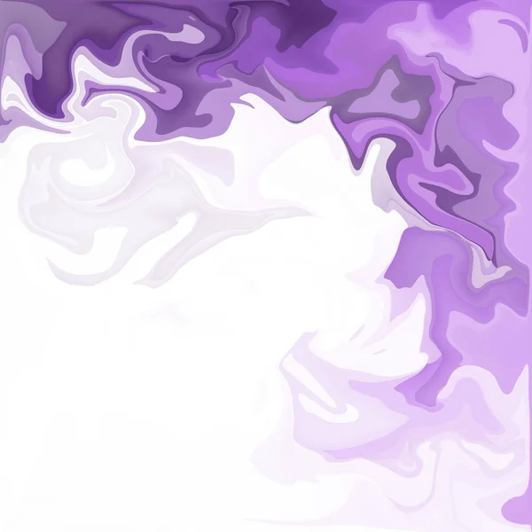 Purple Digital Acrylic Color Swirl Similar Marble Twist Texture Background — Stock Photo, Image