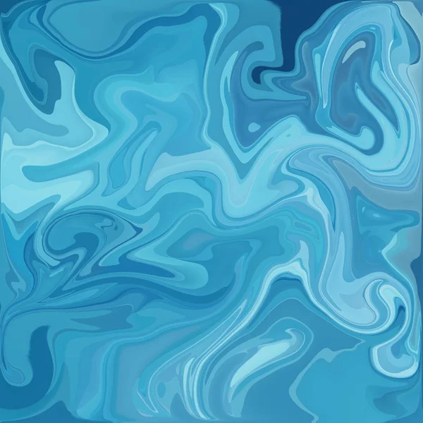 Blå Digital Akryl Färg Virvel Eller Liknande Marmor Twist Textur — Stockfoto