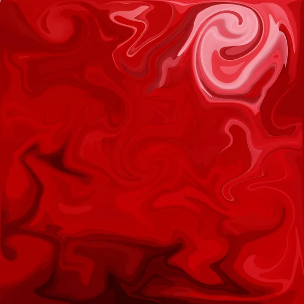 Červená Akrylová Barevná Spirála Nebo Podobné Mramor Twist Textura Pozadí — Stock fotografie